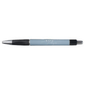 Stijlvol blauwe handtekening script monogram pen (Voorkant)