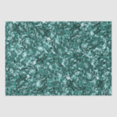 Stijlvol Blauwgroen Shimmer Glitter Glam Pattern Tissuepapier (Voorkant)