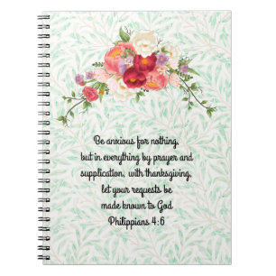  Stijlvol Bloemen Prayer Journal Notitieboek