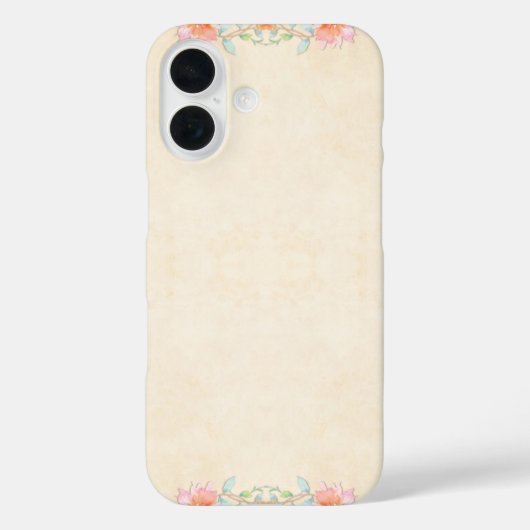 Stijlvol Bloemenpatroon Case-Mate iPhone Case (Achterkant)