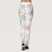 Stijlvol bloemig ontwerp leggings (Achterkant)