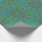 Stijlvol bloemmotief trendy inpakpapier (Hoek)