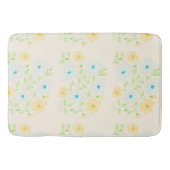 Stijlvol bloempatroon badmat (Voorkant)