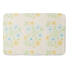 Stijlvol bloempatroon badmat
