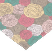 Stijlvol bloempatroon. Helder floraal Tafelkleed (Gekanteld)