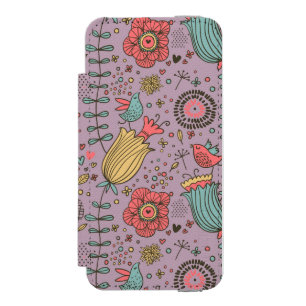 Stijlvol bloempatroon met bloemen