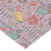 Stijlvol bloempatroon met bloemen korte tafelloper (Hoek)