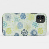 Stijlvol bloempatroon met schattige bloemen Case-Mate iPhone case (Achterkant (horizontaal))