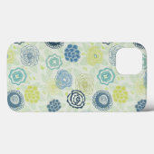 Stijlvol bloempatroon met schattige bloemen Case-Mate iPhone case (Achterkant (horizontaal))