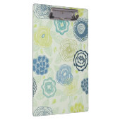 Stijlvol bloempatroon met schattige bloemen klembord (Rechts)