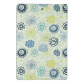 Stijlvol bloempatroon met schattige bloemen mini klembord (Achterkant)