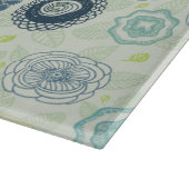 Stijlvol bloempatroon met schattige bloemen snijplank (Hoek)