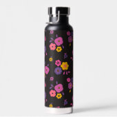 Stijlvol bloempatroon waterfles (Rechts)