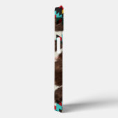Stijlvol Boheems Zuid-Western Koeienhuid Case-Mate iPhone Case (Achterkant / Rechts)