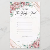 Stijlvol boho blush floral gold (Voorkant)