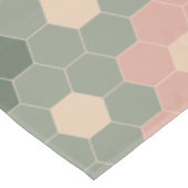 Stijlvol Boho Geometric Pattern Blue Blush Tafelkleed (Gekanteld)