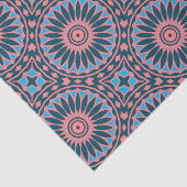 Stijlvol Boho Mosaic Geometric Pattern Tissuepapier (Detail)