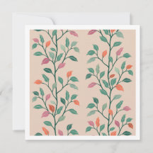 Stijlvol botanisch bladpatroon elegant