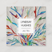 Stijlvol Botanisch Visitekaartje voor de titel van (Voorkant)