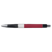 Stijlvol Bourgondië Rood Wit Eigen Logo Zakelijk Pen (Voorkant)