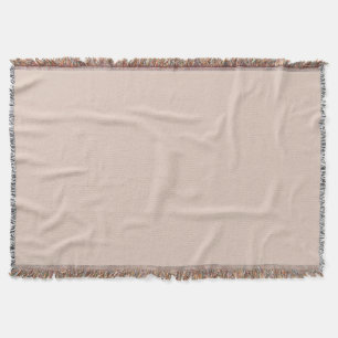 Stijlvol bruin en beige patroon deken
