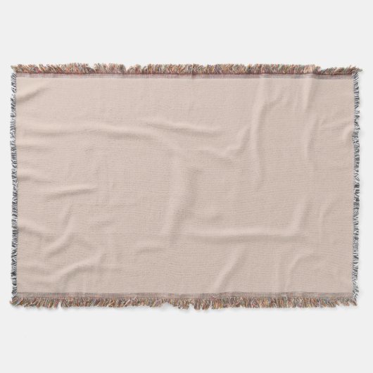 Stijlvol bruin en beige patroon deken (Voorkant)