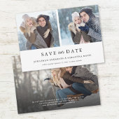 Stijlvol budget voor fotocollage sparen onze datum save the date