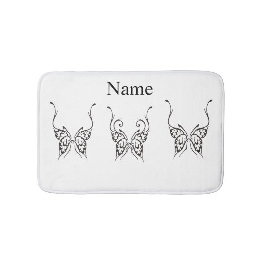Stijlvol Butterfly Tattoo Thunder_Cove Badmat (Voorkant)
