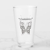 Stijlvol Butterfly Tattoo Thunder_Cove Glas (Achterkant)