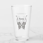 Stijlvol Butterfly Tattoo Thunder_Cove Glas (Voorkant)