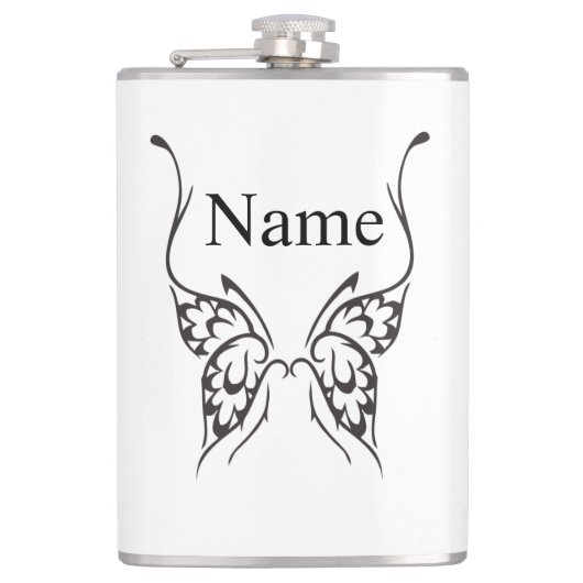 Stijlvol Butterfly Tattoo Thunder_Cove Heupfles (Voorkant)