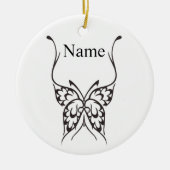 Stijlvol Butterfly Tattoo Thunder_Cove Keramisch Ornament (Voorkant)