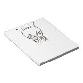 Stijlvol Butterfly Tattoo Thunder_Cove Notitieblok (Schuin)