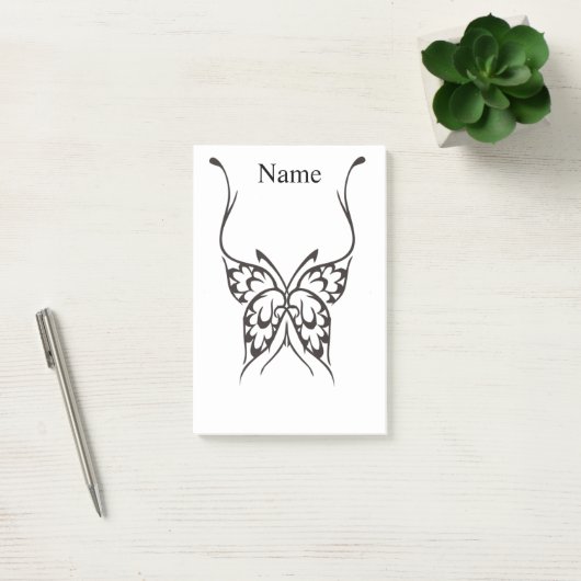 Stijlvol Butterfly Tattoo Thunder_Cove Post-it® Notes (Kantoor)