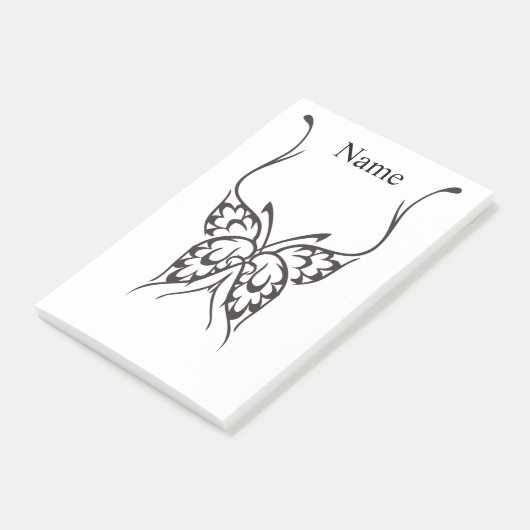 Stijlvol Butterfly Tattoo Thunder_Cove Post-it® Notes (Schuin)