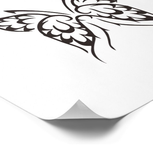 Stijlvol Butterfly Tattoo Thunder_Cove Poster (Hoek)