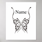 Stijlvol Butterfly Tattoo Thunder_Cove Poster (Voorkant)