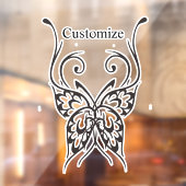Stijlvol Butterfly Tattoo Thunder_Cove Raamsticker (Vel 2)