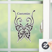 Stijlvol Butterfly Tattoo Thunder_Cove Raamsticker (Huis)