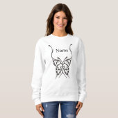 Stijlvol Butterfly Tattoo Thunder_Cove Trui (Voorkant volledig)