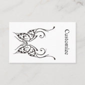 Stijlvol Butterfly Tattoo Thunder_Cove Visitekaartje (Achterkant)