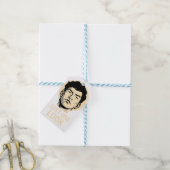 Stijlvol cadeau Label – SLECHTS ÉÉN LOOK Artistic Cadeaulabel (Met Touw)