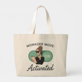 Stijlvol cadeau voor Boss Moms Grote Tote Bag (Achterkant)