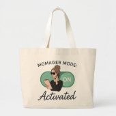 Stijlvol cadeau voor Boss Moms Grote Tote Bag (Voorkant)
