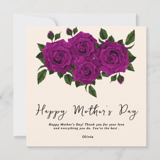 Stijlvol Cadeau voor Moeder | Perfect voor Moederd Feestdagenkaart (Voorkant)