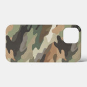 Stijlvol camouflage ontwerp beschermend Case-Mate iPhone case (Achterkant (horizontaal))