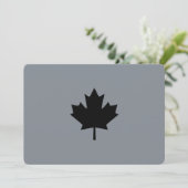 Stijlvol Canadees zwart-mappenblad (Staand voorkant)