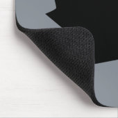 Stijlvol Canadees zwart-mappenblad Muismat (Hoek)