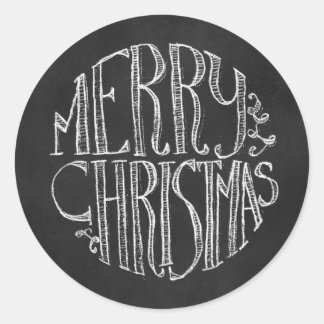 Stijlvol ChalkboardKerst sticker