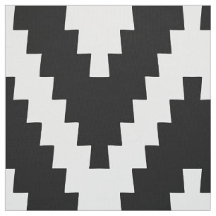 Stijlvol Chevron patroon zwart wit naaien Stof